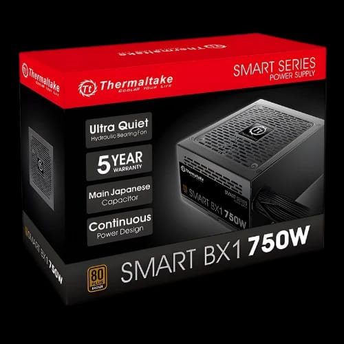 thermaltake smart bx1 750w 80 bronze non modular power supply psubox