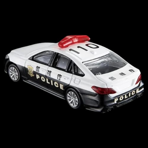 tomica 298342 premium tp10 toyota crown police car back