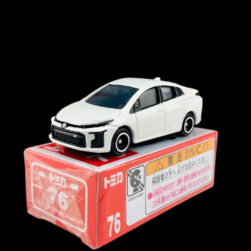 tomica regular diecast no 76 07 toyota gr sport prius car with box