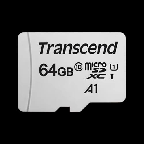 transcend 64gb microsdxc sdhc 300s class 10 memory card main