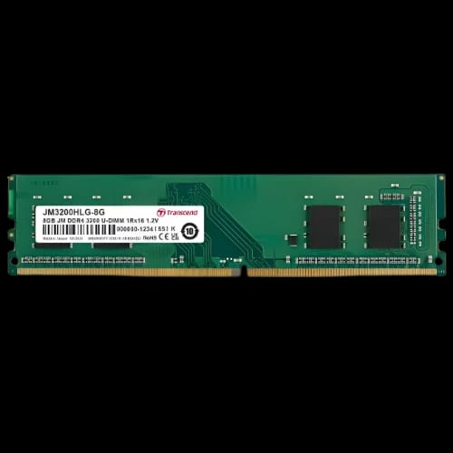 transcend jetram 8gb ddr4 3200mhz u dimm desktop ram main