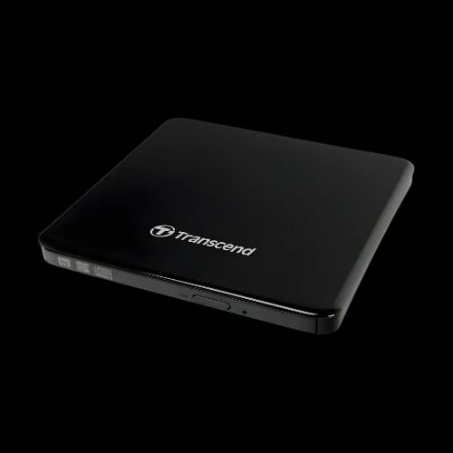 transcend ts8xdvds k slim external black dvd writer main