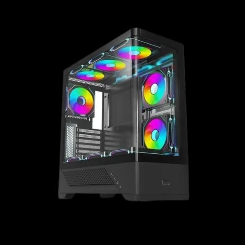 trendsonic lussa ls29a curved elegance gaming pc case