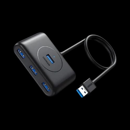 ugreen cr113 40850 usb 30 hub with usb c port 1m blackside