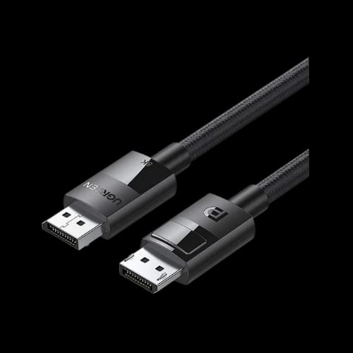 ugreen dp114 80393 dp 14 male to male plastic case braided cable 3m