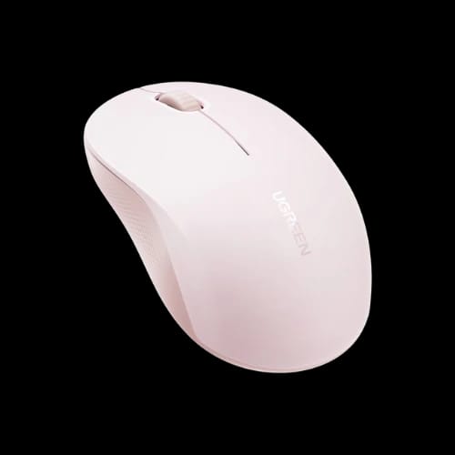 ugreen m331 65625 multi mode wireless mouse white pinkside