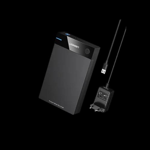 ugreen us222 50422 usb 30 b to 35 25 sata hard driver enclosure wires