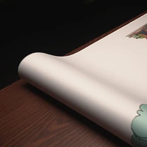 ukiru mouse pad rolled desk mat showing flexible build 1 1