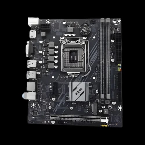 unika un h311m vh ddr4 sniper 9th gen micro atx motherboard main