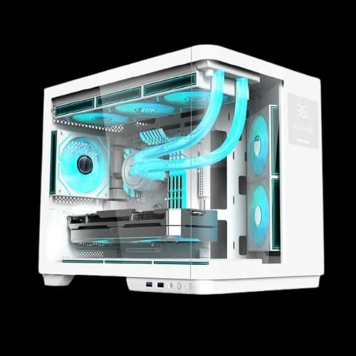 value top arkview rdf6 micro atx gaming case white