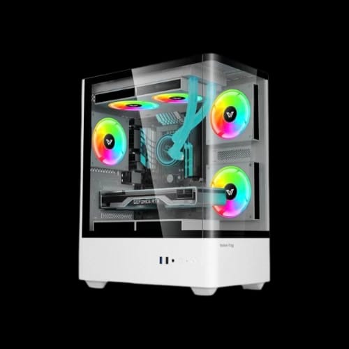 value top nubia 20f5 mini tower micro atx gaming casing white
