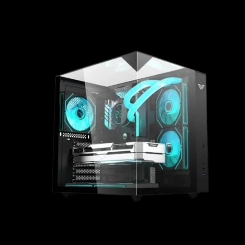 value top twister 360 atx gaming casing black