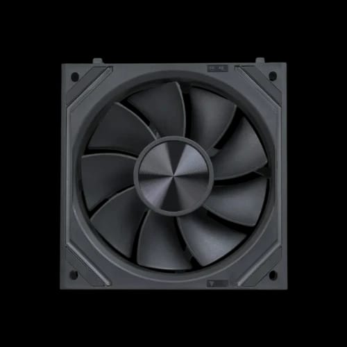 vendy pureflow lite solid core 120mm building block case fan single pack black front