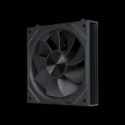 vendy pureflow lite solid core 120mm building block case fan single pack black