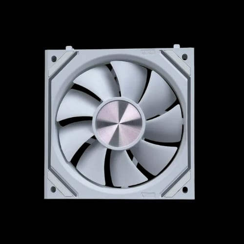 vendy pureflow lite solid core 120mm building block case fan single pack white front