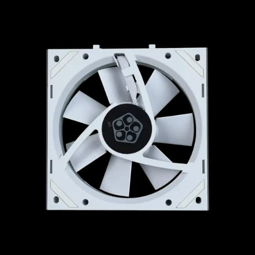 vendy pureflow switch argb case fan white back side with logo 1