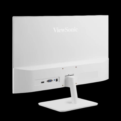 viewsonic va2432 h w 2 24 inch full hd 100hz monitor back view of a sleek
