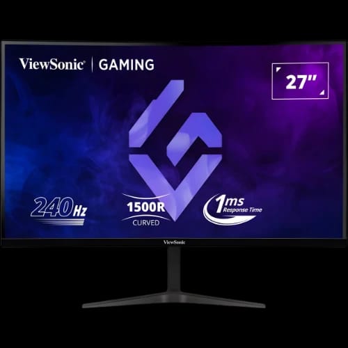 viewsonic vx2719 pc mhd 27 fhd 240hz curved gaming monitormain