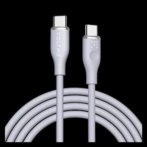 voltme powerlink moss 60w 1m type c cable gray 1