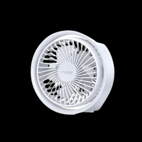 vyvylabs d04 mini portable desktop fan with led light