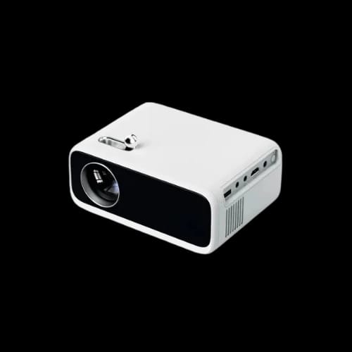 xiaomi wanbo mini pro 250 lumens portable projector angled