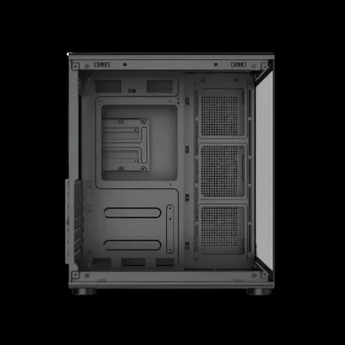 xigmatek aqua compact air mid tower atx gaming casing open