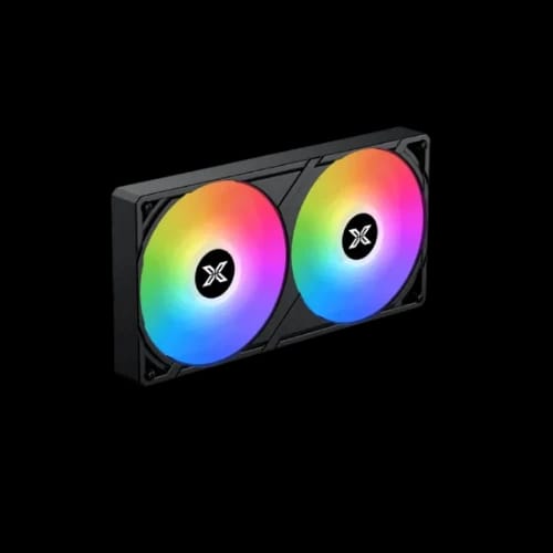 xigmatek lk pro 240 digital 240mm argb cpu liquid cooler with digital lcd display two fan
