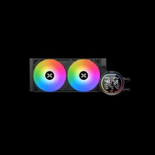 xigmatek lk pro 240 digital 240mm argb cpu liquid cooler with digital lcd display