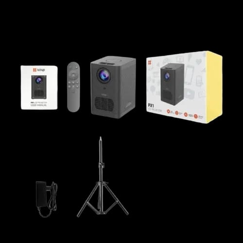 xinji px1 100 ansi portable projector package contents