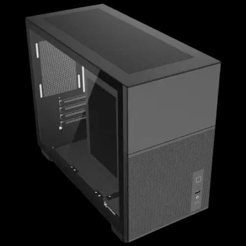 xtreme d777b mid tower casing with 7 inch display 3