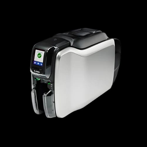 zebra zc300 dual sided id card printer without ribbon card main