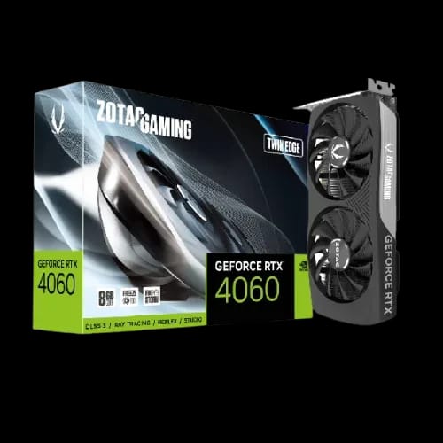 zotac gaming geforce rtx 4060 twin edge 8gb gddr6 graphics card