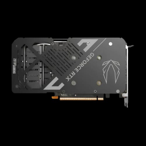 zotac gaming geforce rtx 5050 twin edge 8gb gddr6 graphics card backplate