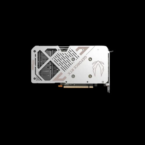 zotac gaming geforce rtx 5060 twin edge oc white edition 8gb gddr7 graphics card backplate