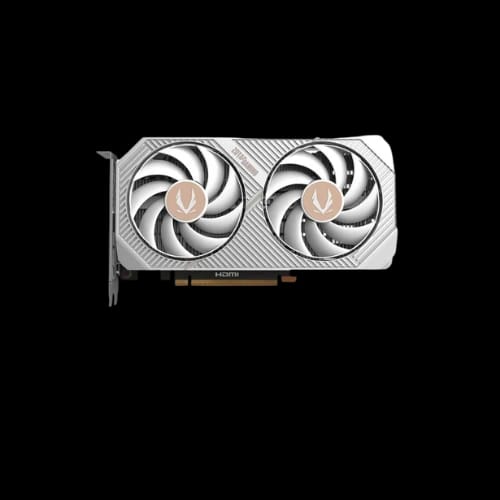zotac gaming geforce rtx 5060 twin edge oc white edition 8gb gddr7 graphics card front
