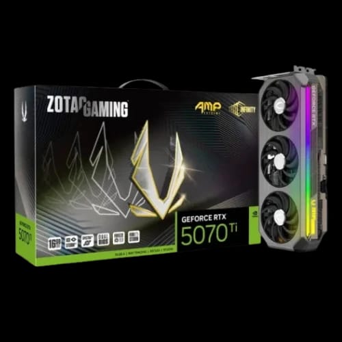 zotac gaming geforce rtx 5070 ti amp extreme infinity 16gb gddr7 graphics card 1