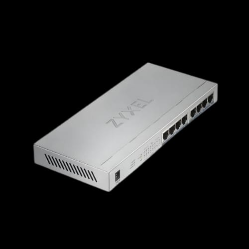 zyxel gs1008hp 8 port gbe unmanaged poe switch main