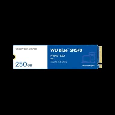 Western Digital Blue SN570 250GB Gen3 NVMe M.2 2280 SSD
