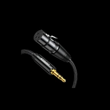 UGREEN AV182 3.5mm Three-Pole Male to XLR Female Audio Cable -