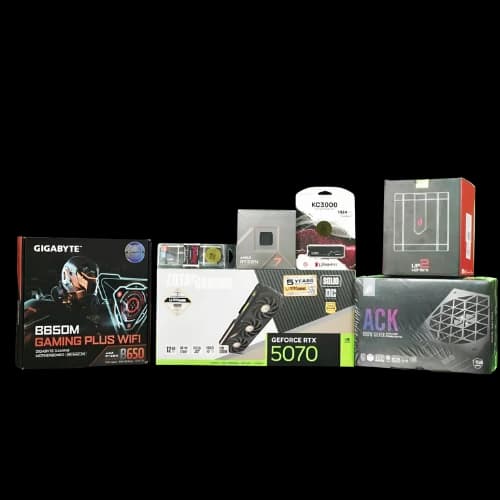 Ryzen 7 7700 & RTX 5070 SOLID OC Elite 4K Gaming PC