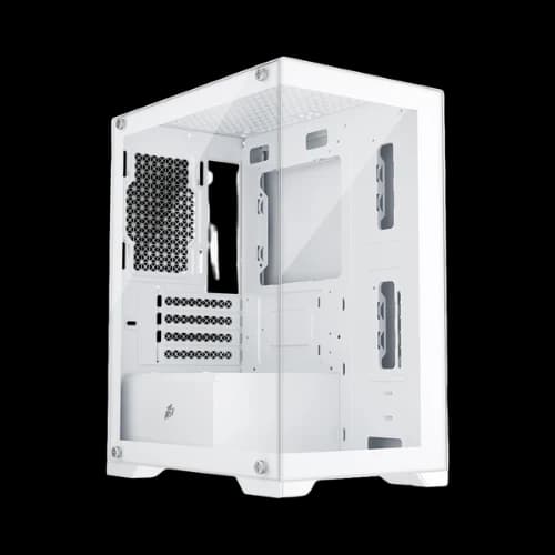1STPLAYER MI2 ARGB M-ATX Mid Tower Casing (White)