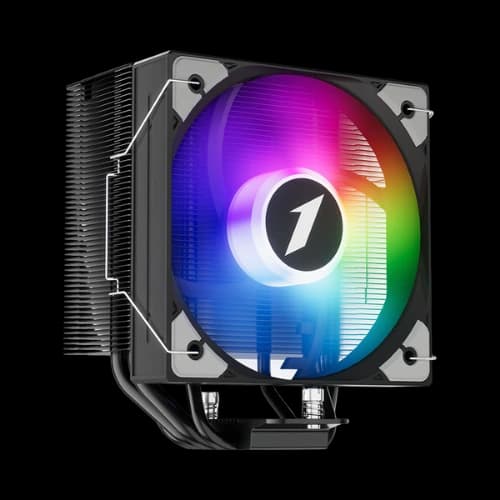 1STPLAYER PS130 ARGB Hydro Bearing CPU Air Cooler (Black)