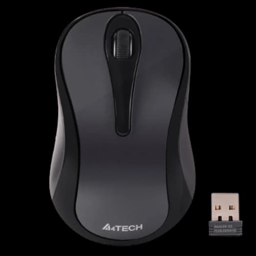 A4Tech G3-280N Energy-saving Wireless Mouse (Glossy Grey)