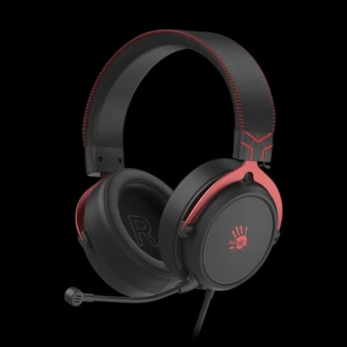 A4TECH Bloody M590i Virtual 7.1 Surround Sound Gaming Headset with Detachable Mic (Sports Red)