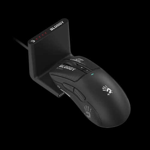 A4TECH Bloody R73 Ultra Duo Dual Mode Wireless Gaming Mouse (Black)