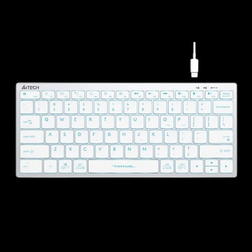 A4tech FX61 Mini FStyler Wired Keyboard (ice blue)