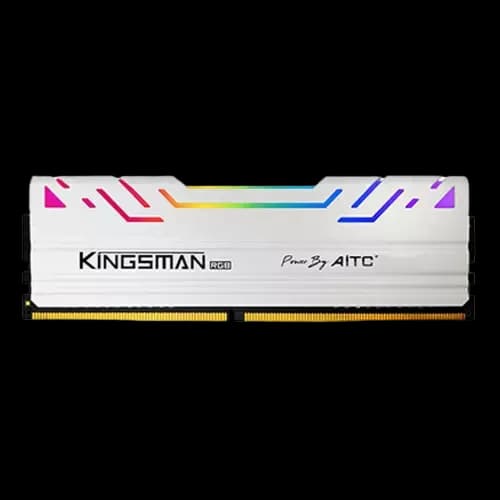 AITC KINGSMAN RGB 8GB DDR4 3200MHz GAMING Desktop Ram (WHITE)