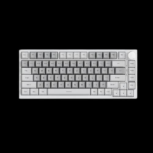 AJAZZ AK820 75% White Gray Mechanical Keyboard (Moon Switch)