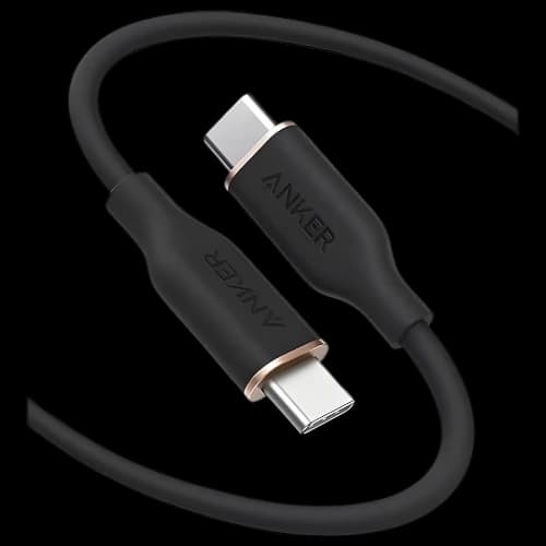 Anker Power Line Flow USB C to USB-C Cable (Black)