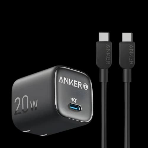 Anker Zolo 20W Adapter with C to C Cable (Black)